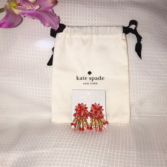 Kate Spade ♠️ Gold-Tone Bead Cluster Stud Earrings - Picture 4 of 8